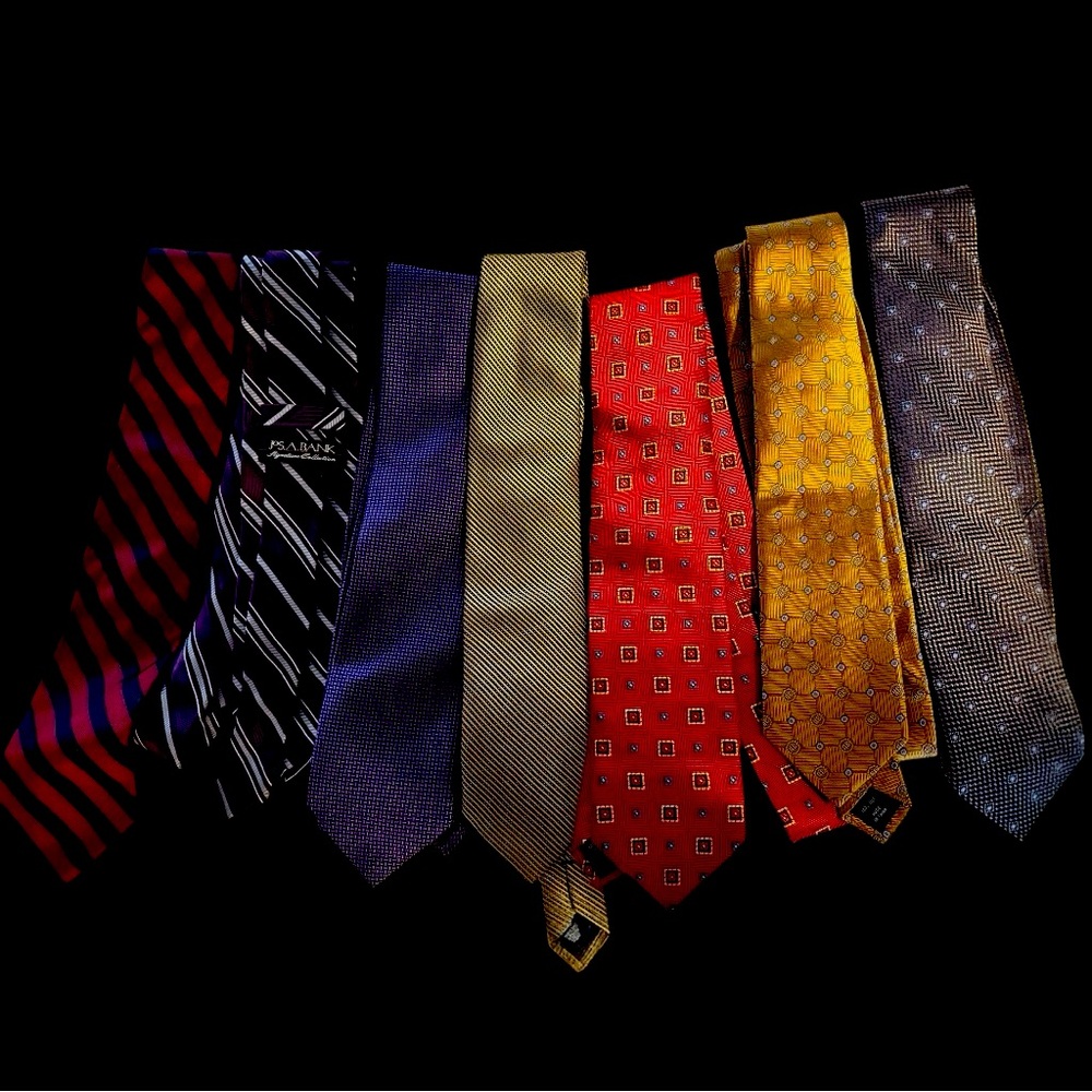 Jos. A Bank Elegant Men's Tie Collection - Assorted Colors.  NEW,or WORN ONCE)
